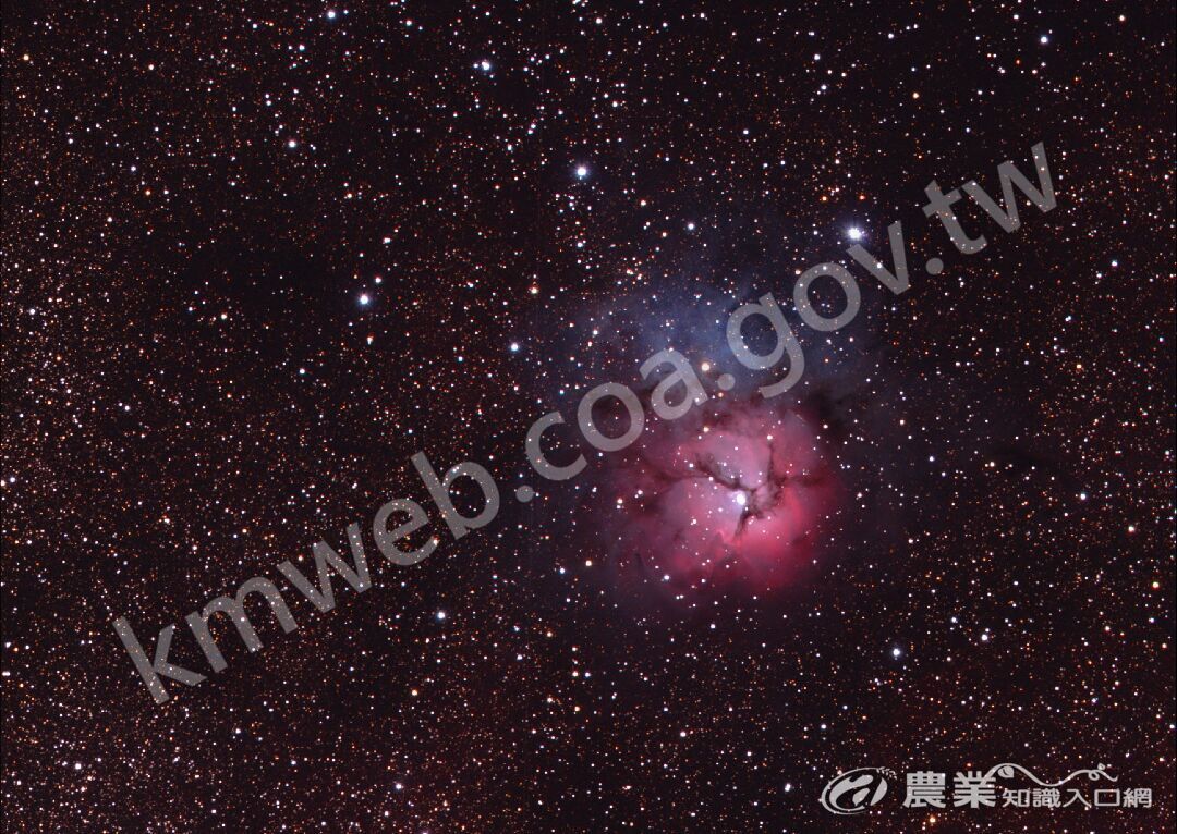 M20_星雲與M21_星團。（圖片提供／劉志安）