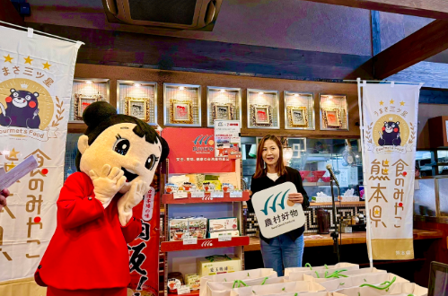 農業部農村發展及水土保持署陳玲岑組長於「農村好物_×_味千拉麵」臺灣滷肉飯亮相記者會現場致詞，向日本消費者介紹臺灣優質農產品，強調在地農產的美味、安全與永續價值，現場氣氛熱絡，展現臺日交流新亮點。