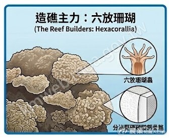 造礁主力-六放珊瑚
