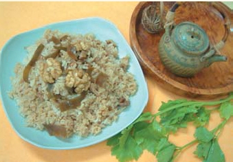 鄉間小路-新米食食譜之核桃飯