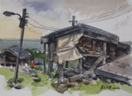 蘭嶼地下屋與涼亭