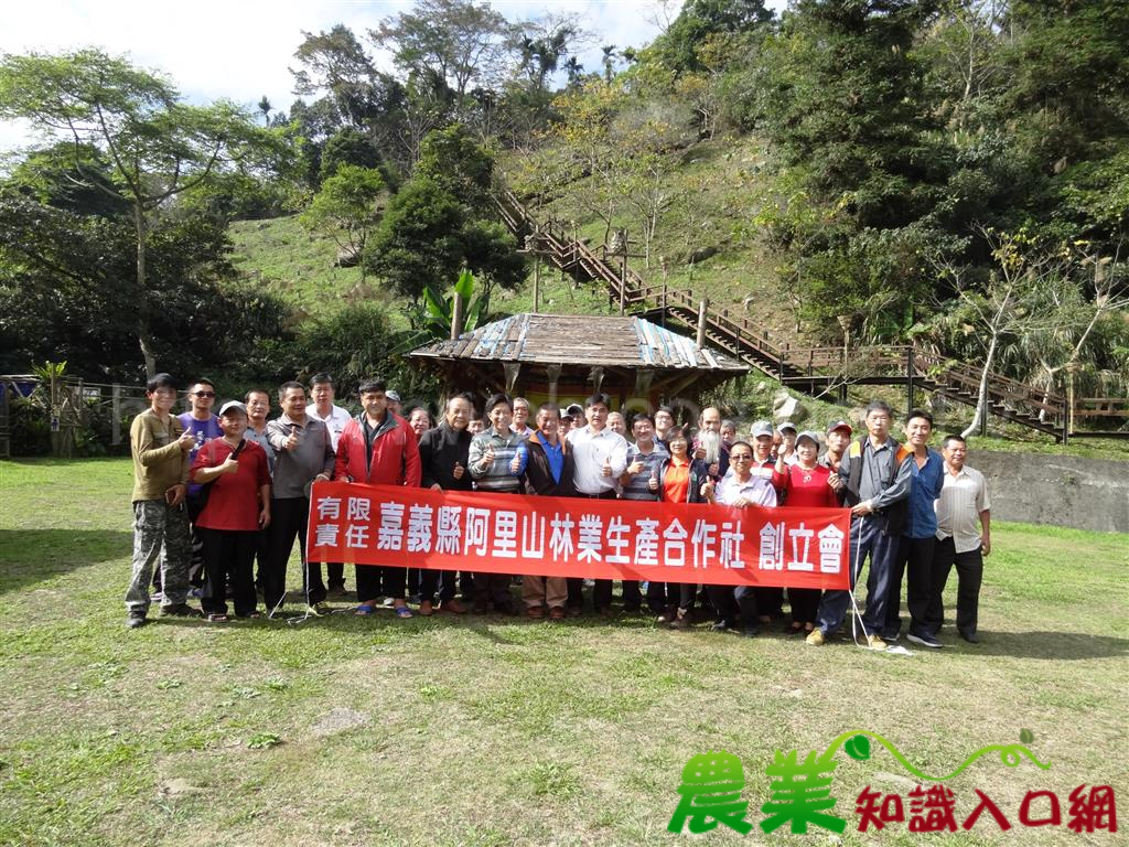 嘉義縣首發－賀「阿里山林業生產合作社」成立