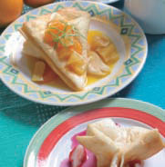 橙橘陽光可麗餅