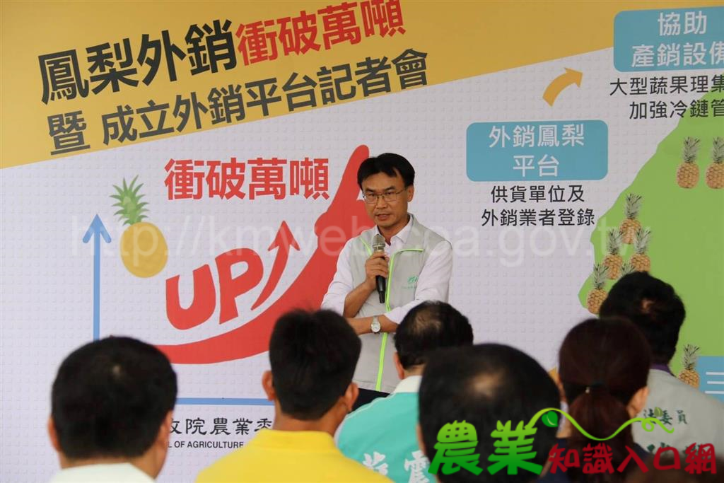 鳳梨外銷衝破萬噸暨成立外銷平台