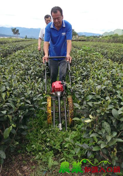 手推式剪草機:草生栽培的推手