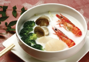 師父上菜—翡翠海鮮濃湯