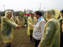 構築綠色廊道 竹北生醫園區栽種60株瓊崖海棠