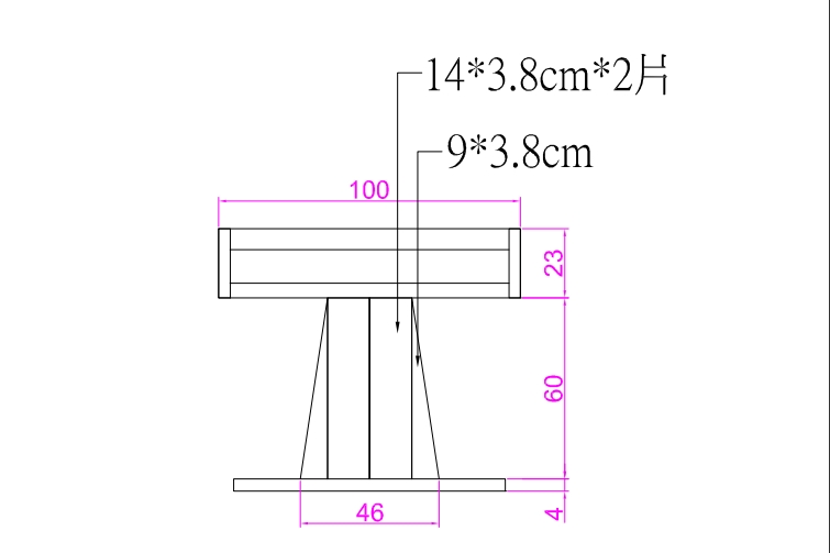 輪椅花台A_02正視圖 輪椅花台A_02正視圖