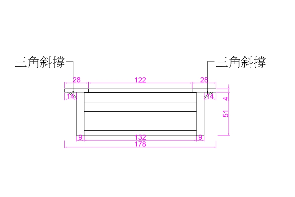 靠座花台C_03側視圖 靠座花台C_03側視圖
