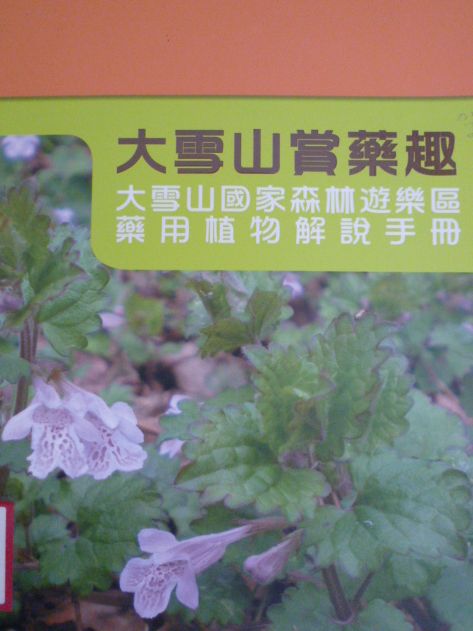 大雪山賞藥趣─大雪山國家森林遊樂區藥用植物解說手冊