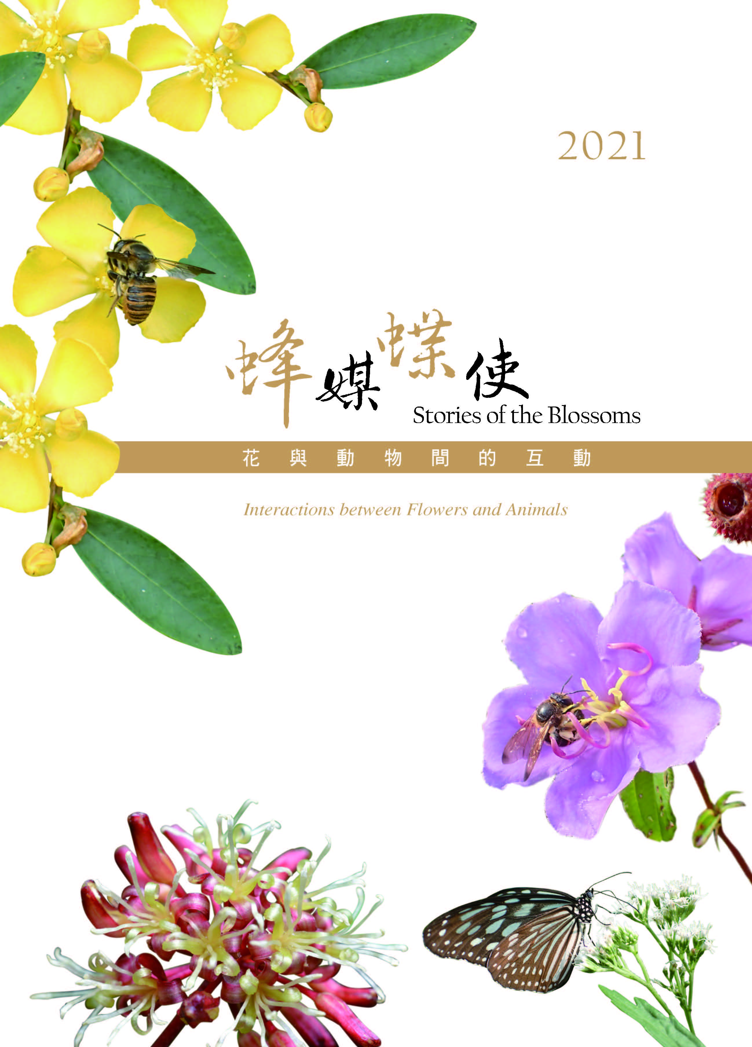 林業試驗所2021行事曆「蜂媒蝶史~花與動物間的互動 」