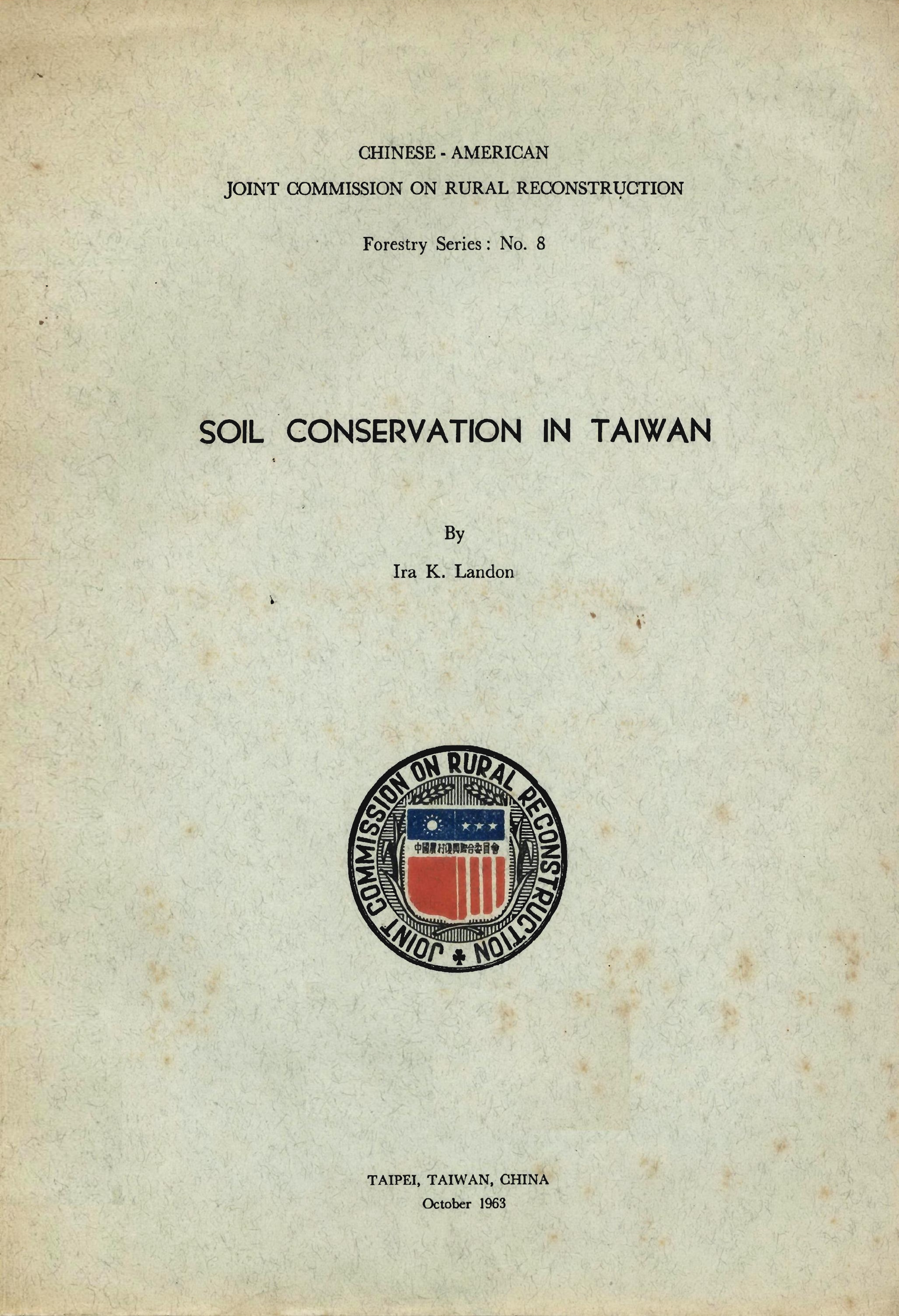 SOIL CONSERVATION IN TAIWAN