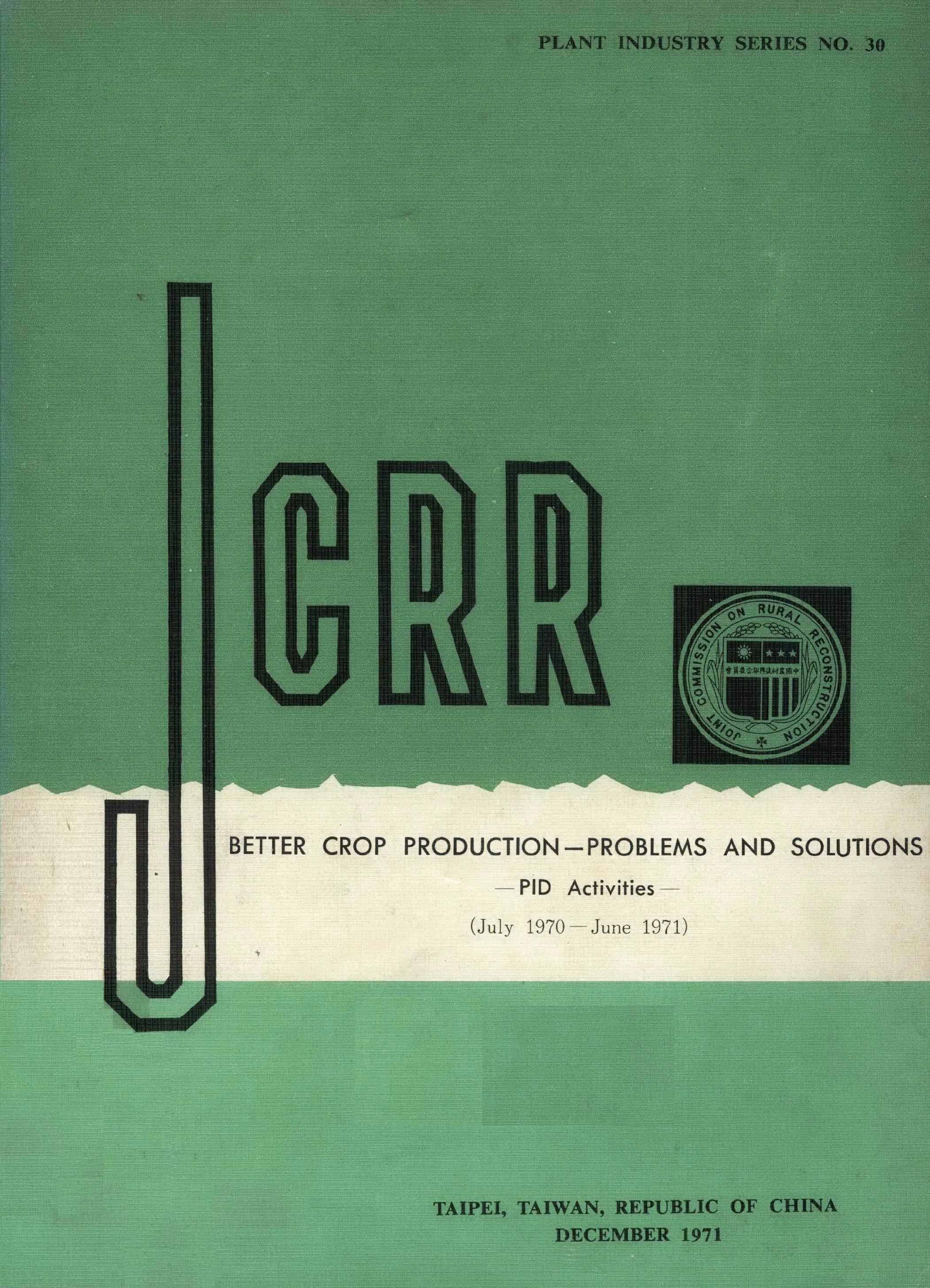 BETTER CROP PRODUCTION-PROBLEMS AND SOLUTIONS