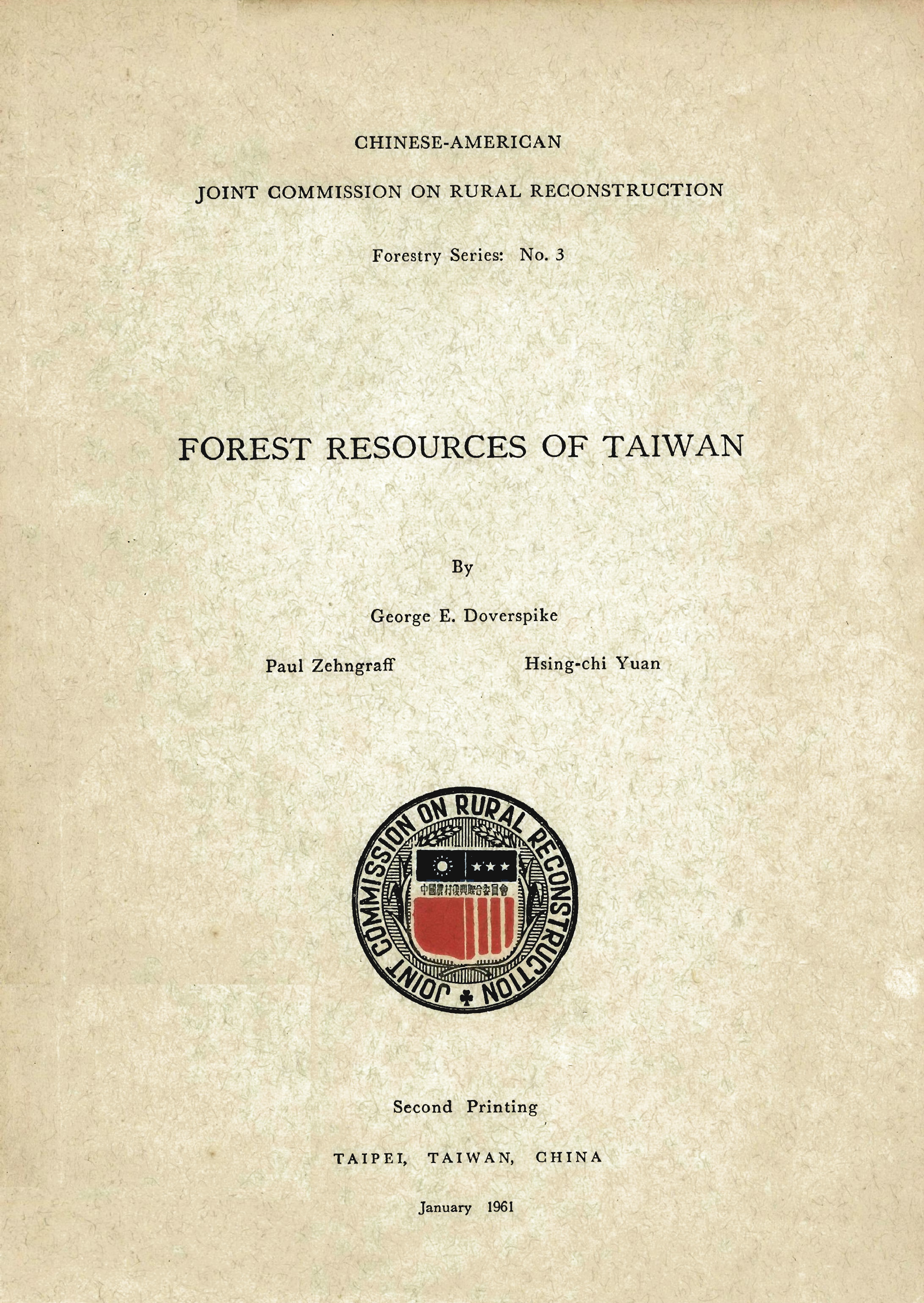 FOREST RESOURCES OF TAIWAN