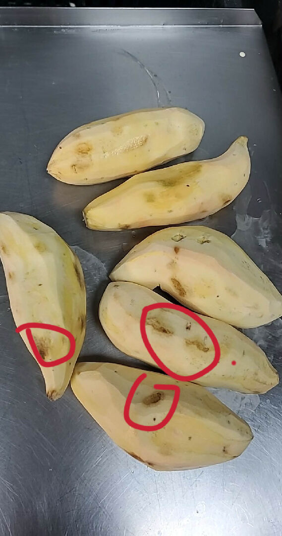 地瓜表面這樣是正常現象嗎