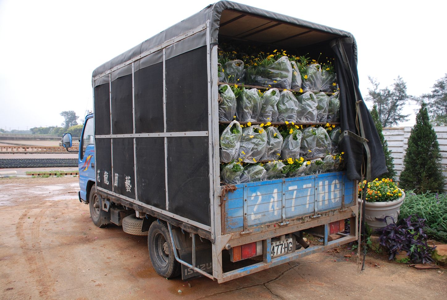 草花貨車運輸